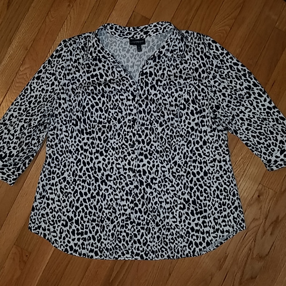 Lane Bryant leopard top